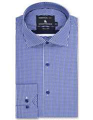 Check White/Blue Tailored Smart Fit Shirt FS2748-1SF-14.5