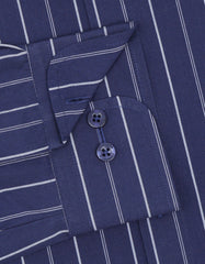 Stripe Navy Smart Fit Shirt FS2748-2SF-15.5