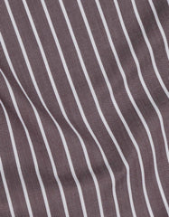 Stripe White/Brown Classic Fit Shirt FS2748RF-16