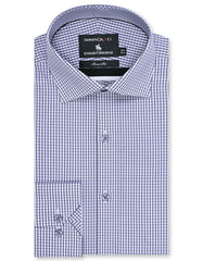 Check White/Grey Tailored Smart Fit Shirt FS2749-1SF-14.5