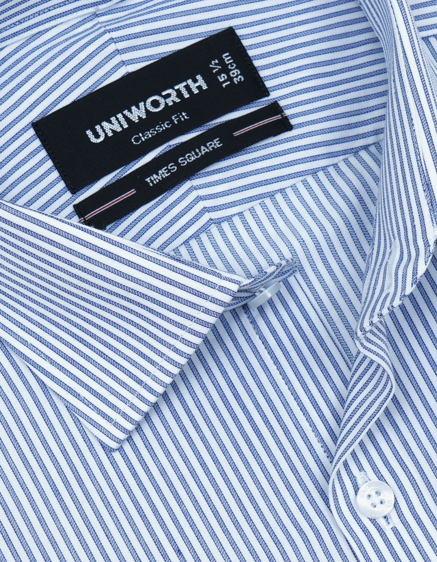 Stripe Navy Classic Fit Shirt FS2751-1RF-15