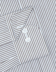 Stripe D Brown Classic Fit Shirt FS2752RF-15.5