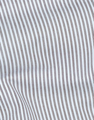 Stripe D Brown Tailored Smart Fit Shirt FS2752SF-16
