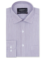 Stripe Maroon Tailored Smart Fit Shirt FS2753SF-14.5