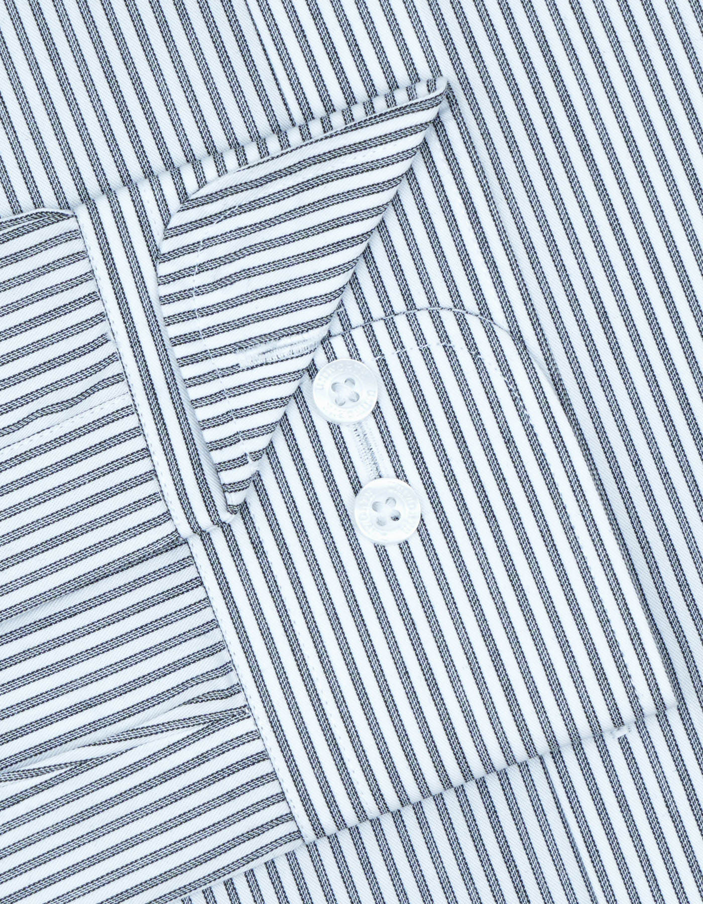 Stripe D Grey Tailored Smart Fit Shirt FS2754SF-15.5