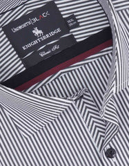 Stripe White/Black Classic Fit Shirt FS2756RF-15