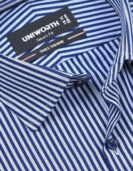 Stripe Navy Tailored Smart Fit Shirt FS2758-2SF-15