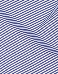 Stripe White/Navy Tailored Smart Fit Shirt FS2759SF-16