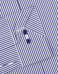 Stripe White/Navy Tailored Smart Fit Shirt FS2759SF-15.5