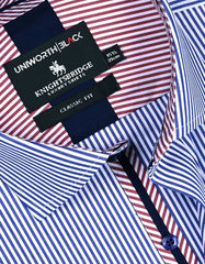 Stripe Blue Classic Fit Shirt FS2760-1RF-15
