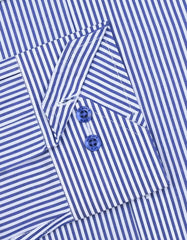 Stripe White/Blue Classic Fit Shirt FS2760RF-15.5
