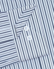 Stripe Navy Tailored Smart Fit Shirt FS2762SF-16