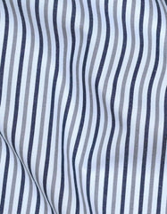 Stripe Navy Tailored Smart Fit Shirt FS2762SF-16.5