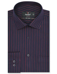 Stripe Red Tailored Smart Fit Shirt FS2763SF-14.5