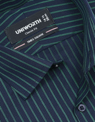 Stripe Green Classic Fit Shirt FS2764-1RF-15