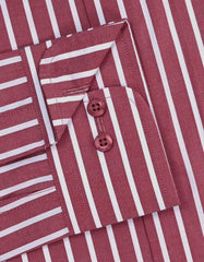 Stripe Red Classic Fit Shirt FS2765-1RF-15.5