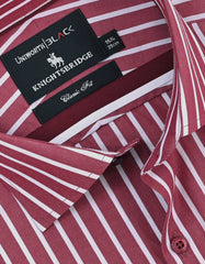 Stripe Red Classic Fit Shirt FS2765-1RF-15