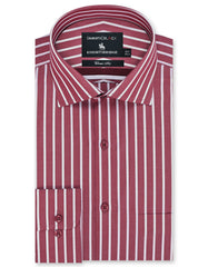 Stripe Red Classic Fit Shirt FS2765-1RF-14.5