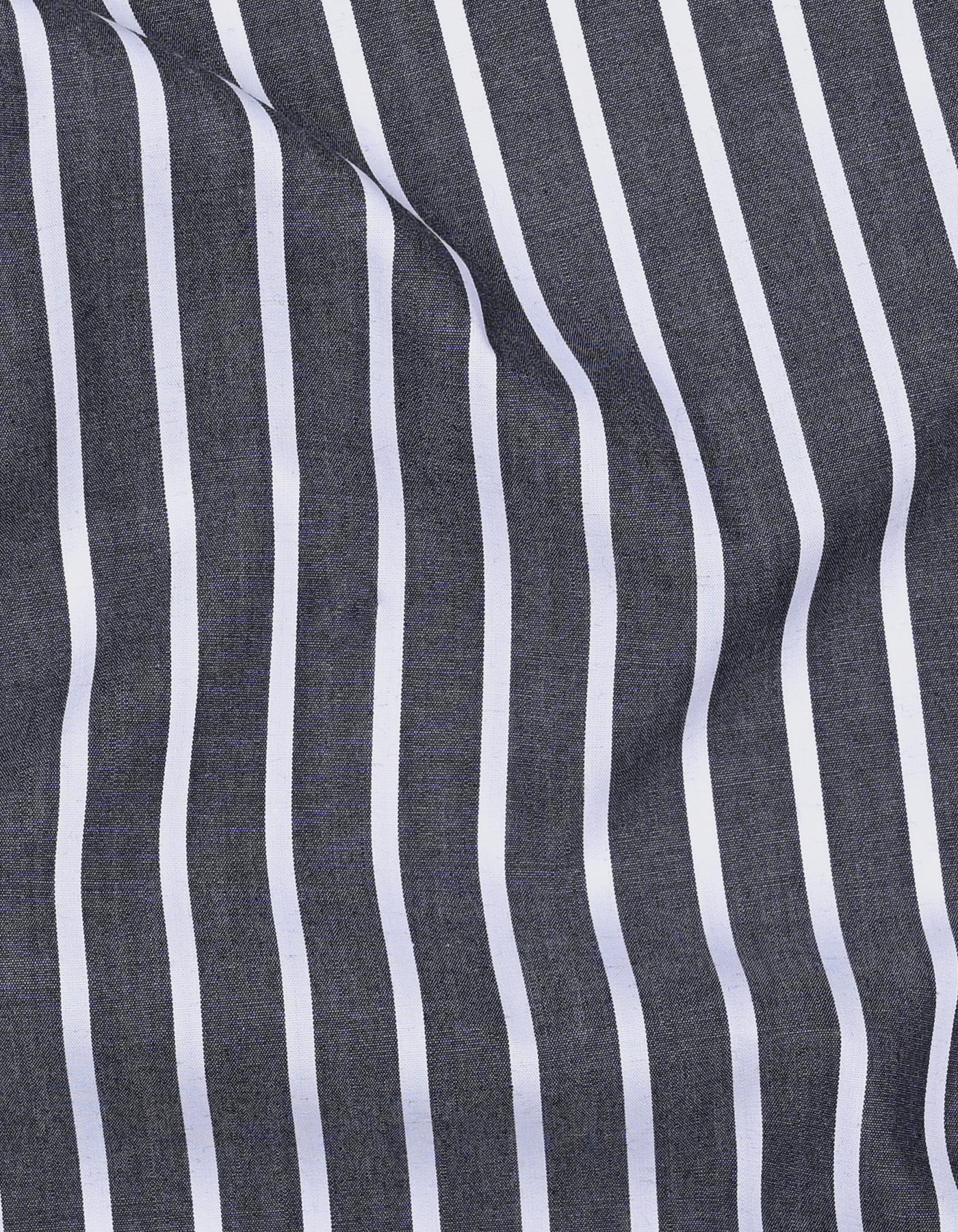 Stripe Charcoal Tailored Smart Fit Shirt FS2766SF-16