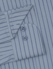 Stripe Grey Tailored Smart Fit Shirt FS2767-2SF-15.5