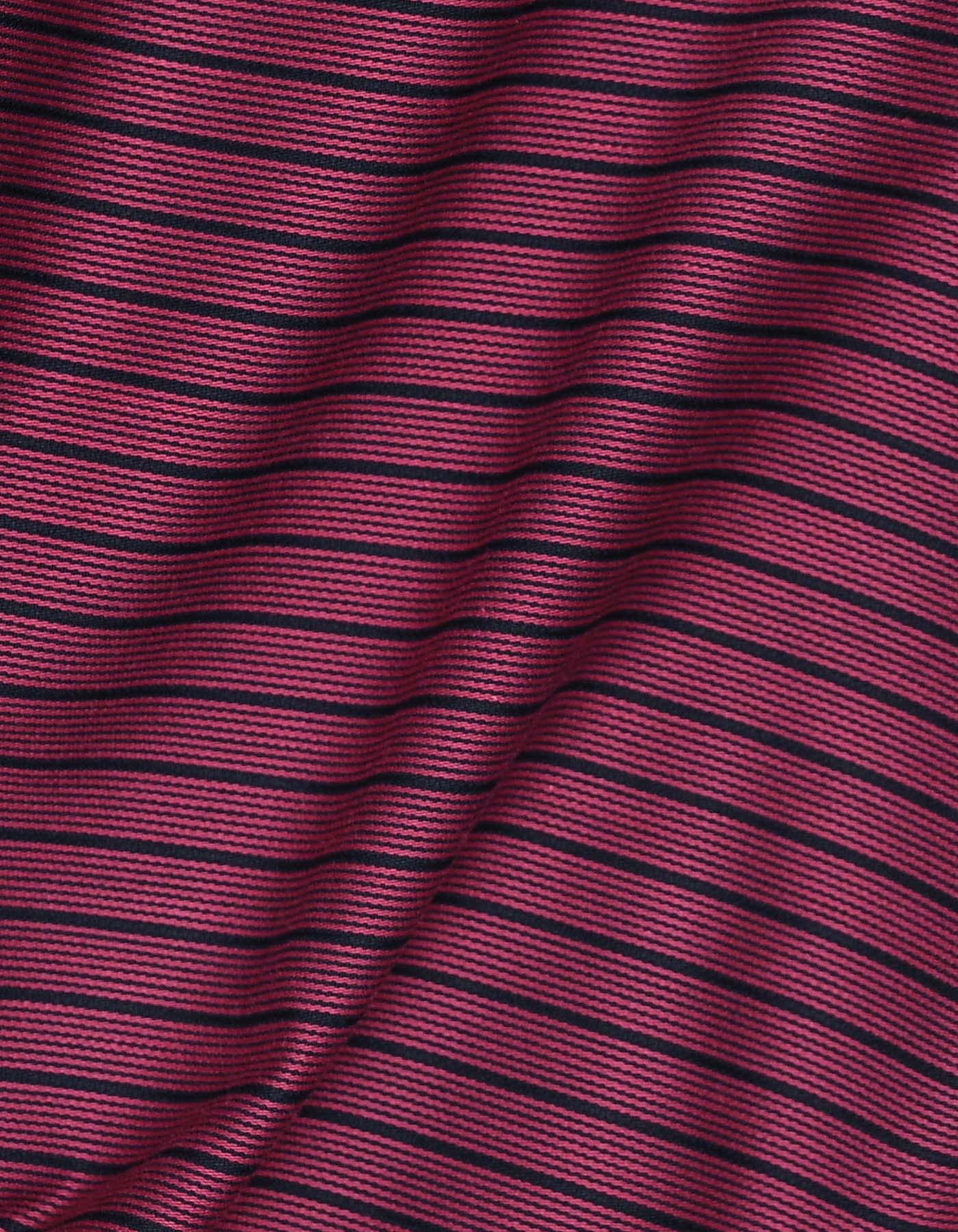 Stripe Red Classic Fit Shirt FS2768-2RF-16