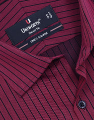 Stripe Red Tailored Smart Fit Shirt FS2768-2SF-15
