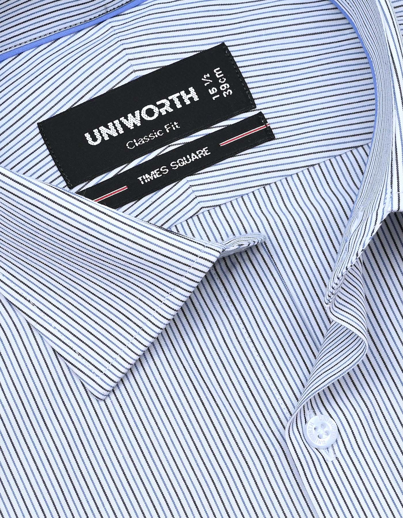 Stripe Black Classic Fit Shirt FS2771-1RF-15