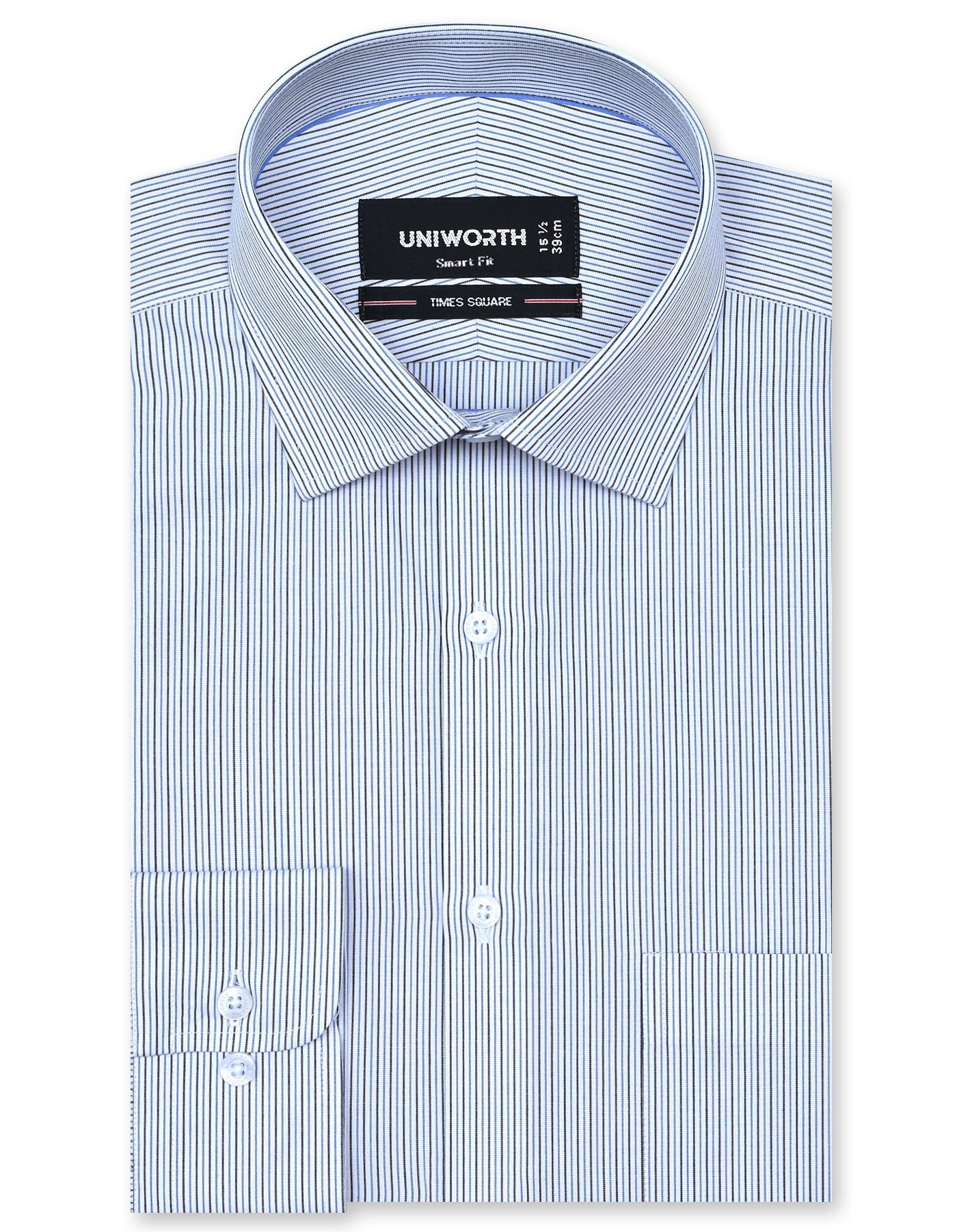 Stripe Black Tailored Smart Fit Shirt FS2771-1SF-14.5