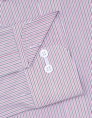 Stripe Red Tailored Smart Fit Shirt FS2772SF-15.5