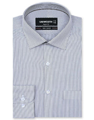 Stripe Brown Tailored Smart Fit Shirt FS2773-1SF-14.5