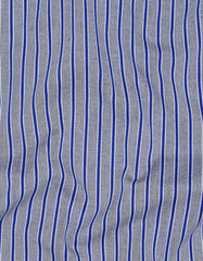 Stripe Royal Blue Classic Fit Shirt FS2774-1RF-16