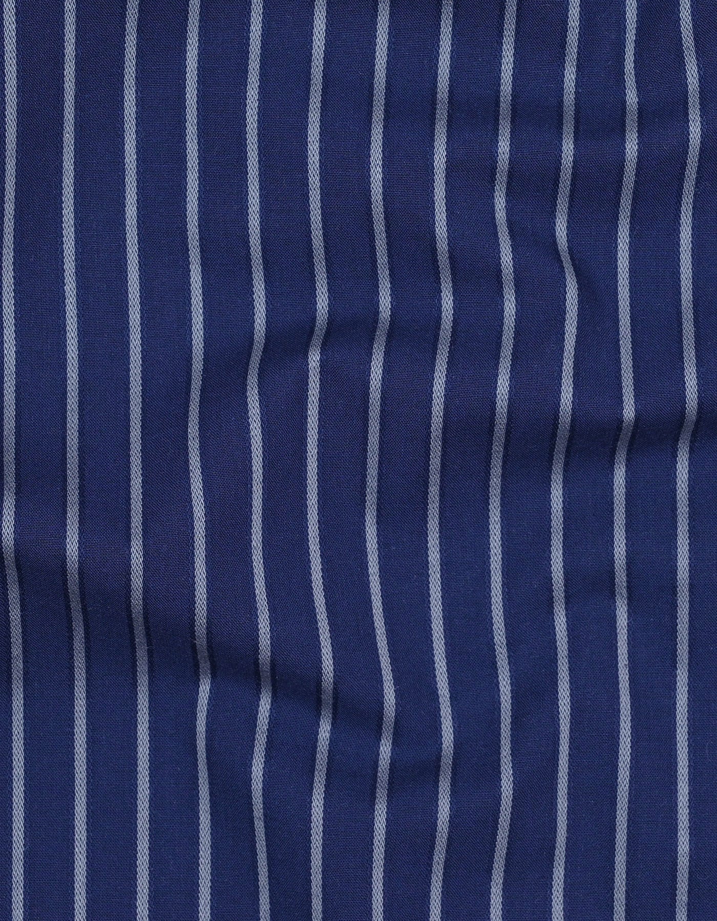 Stripe Navy Tailored Smart Fit Shirt FS2776-2SF-16
