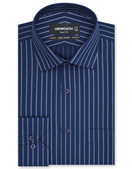 Stripe Navy Tailored Smart Fit Shirt FS2776-2SF-14.5