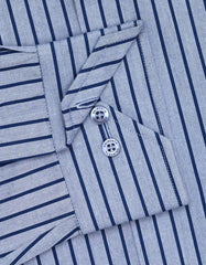Stripe Grey Tailored Smart Fit Shirt FS2778-1SF-15.5