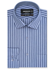 Stripe Grey Tailored Smart Fit Shirt FS2778-1SF-14.5