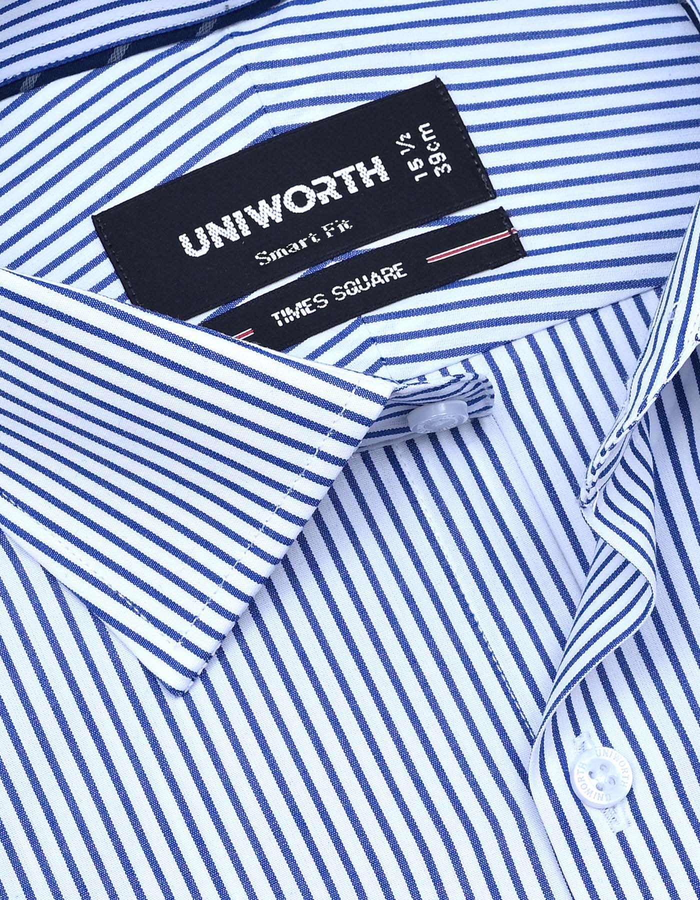 Stripe Blue Tailored Smart Fit Shirt FS2779-3SF-15