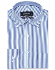 Stripe Blue Tailored Smart Fit Shirt FS2779-3SF-14.5