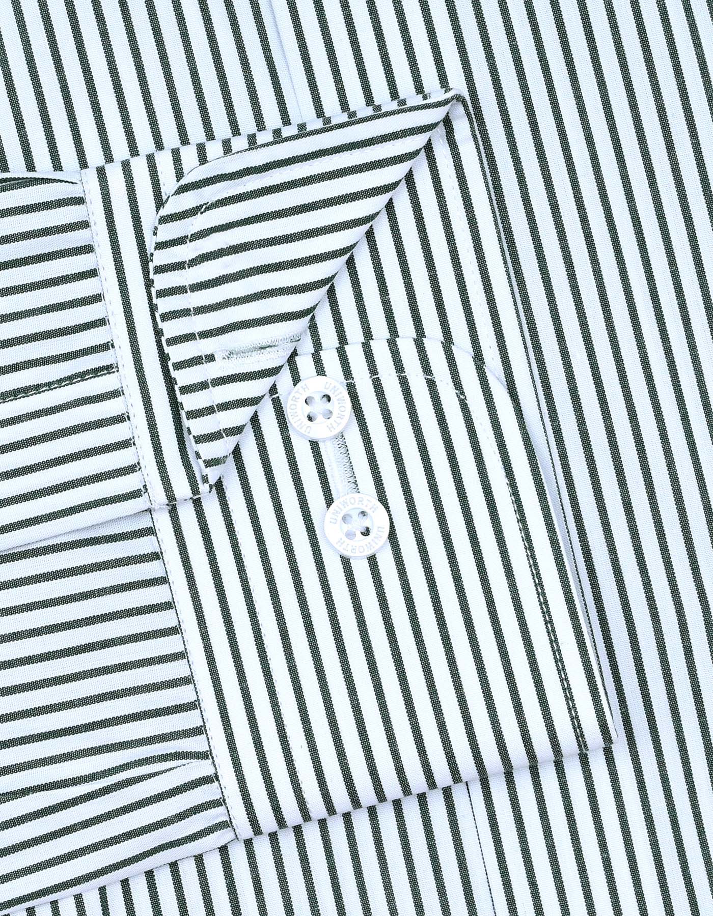 Stripe Green Tailored Smart Fit Shirt FS2782-1SF-15.5