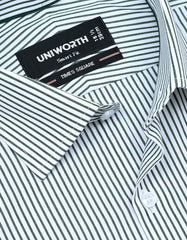 Stripe Green Tailored Smart Fit Shirt FS2782-1SF-15