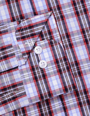 Check Sky/Maroon Classic Fit Shirt FS2787-1RF-16