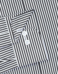 Stripe Black Classic Fit Shirt FS2787-2RF-15.5