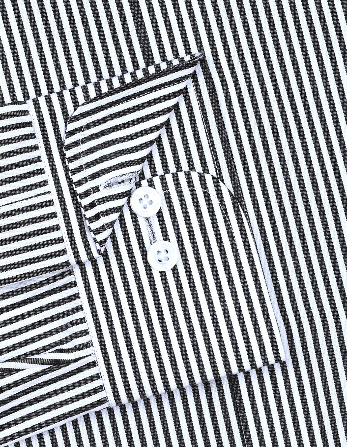 Stripe Black Tailored Smart Fit Shirt FS2787-2SF-15.5