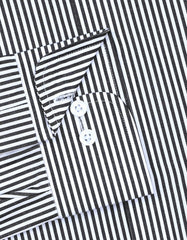 Stripe Black Tailored Smart Fit Shirt FS2787-2SF-15.5