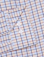 Check Navy/Red Tailored Smart Fit Shirt FS2789SF-15.5