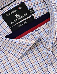 Check Navy/Red Tailored Smart Fit Shirt FS2789SF-15