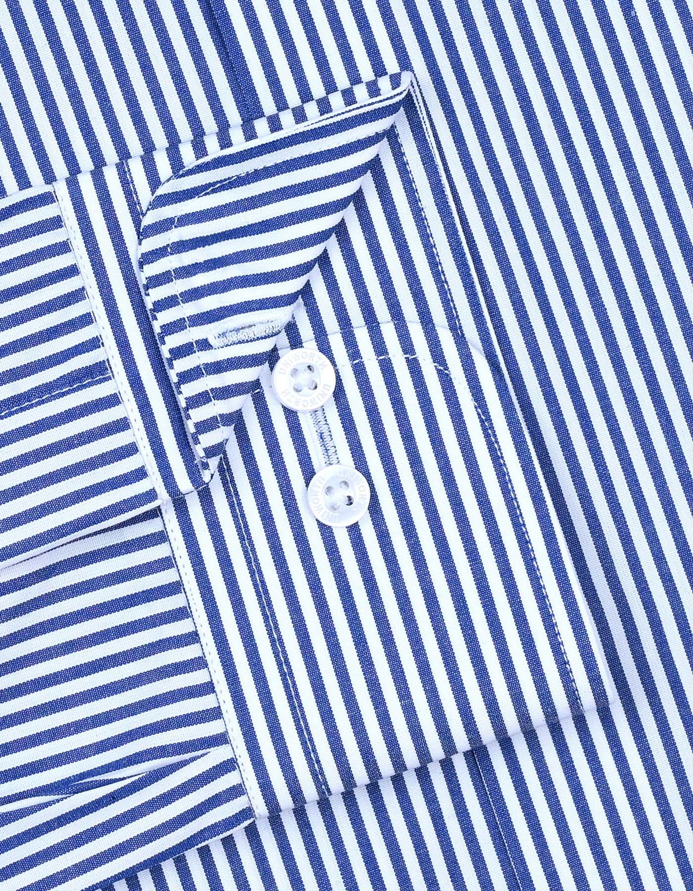 Stripe Navy Classic Fit Shirt FS2790-1RF-15.5