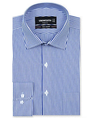 Stripe Navy Tailored Smart Fit Shirt FS2790-1SF-14.5