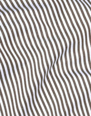 Stripe Brown Classic Fit Shirt FS2791RF-16