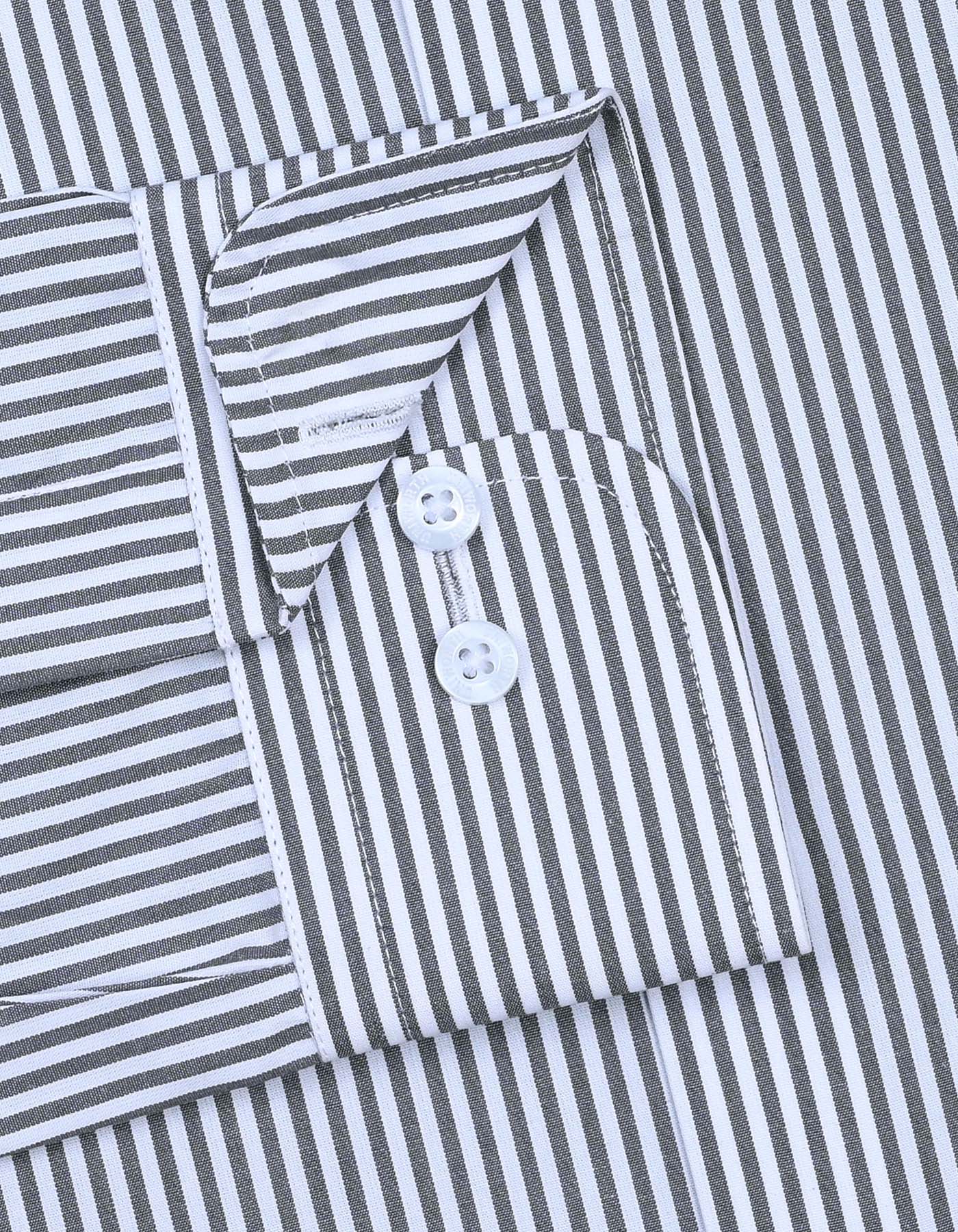Stripe Grey Classic Fit Shirt FS2792RF-15.5