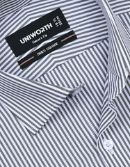 Stripe Grey Tailored Smart Fit Shirt FS2792SF-15